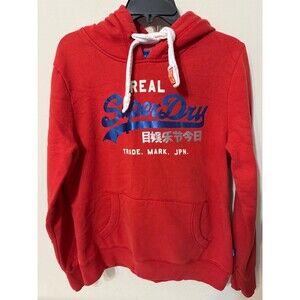 SUPERDRY BONDED SATIN HOODIE size 10